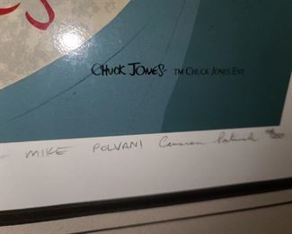 Warner Bros. "Another Froggy Evening" Autographed Poster W/ COA