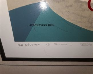 Warner Bros. "Another Froggy Evening" Autographed Poster W/ COA