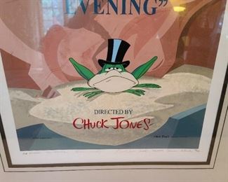 Warner Bros. "Another Froggy Evening" Autographed Poster W/ COA