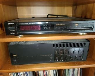 Denon Precision Audio Component FM/AM Stereo Tuner & Rane Surround Sound Amplifier