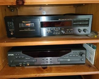 Nakamichi DR-10 Discrete Head Cassette Deck & TDK 4K Digital Audio Cd Receiver