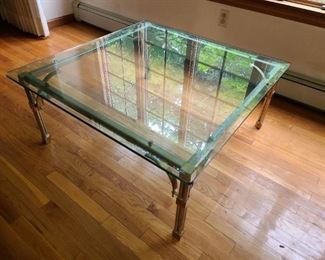 Glass Top Coffee Table