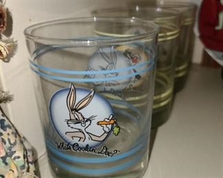Looney Tunes Drinking Glasses
