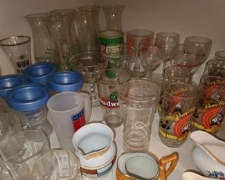 Kitchen Contents (Assorted Glassware, Dishware, China,. Etc.)