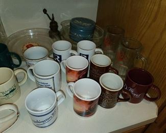Kitchen Contents (Assorted Glassware, Dishware, China,. Etc.)