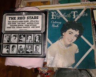 Vintage Elizabeth Taylor Coloring Book