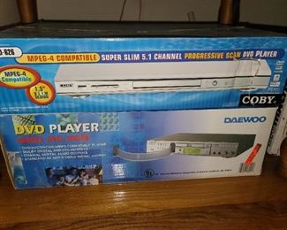 Coby DVD-626 Player & Daewoo DVD Player