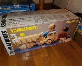 Big Machines Wood Truck