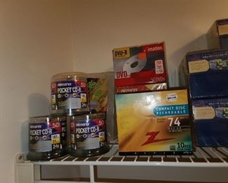 Assorted CD/DVD Supplies