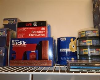 Assorted CD/DVD Supplies
