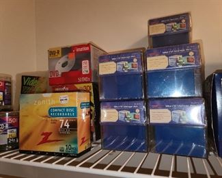 Assorted CD/DVD Supplies