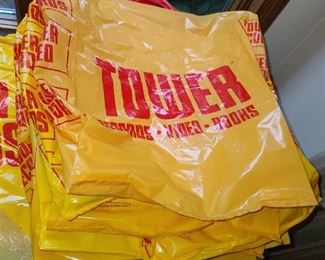 Vintage Tower Records Shopping Bags