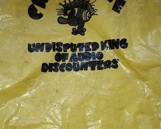 Vintage Crazy Eddie Electronics Shopping Bag