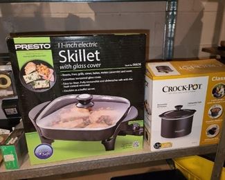 Presto Skillet & Classic Crock Pot