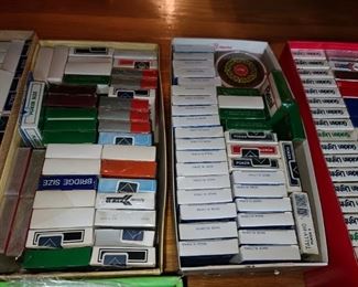 Vintage Airline, Hotel, & Other Various Advertising Card Decks