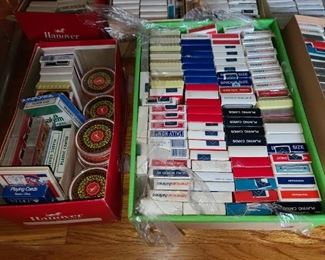 Vintage Airline, Hotel, & Other Various Advertising Card Decks