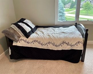 One of Two Twin Beds (Can be used as Bunk Bed)