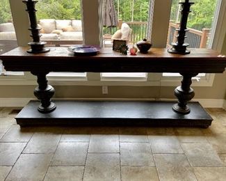 Large Distressed ARHAUS “Chorus Theory” Console Table