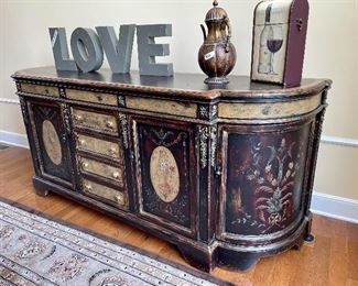 Hand-Painted Sideboard