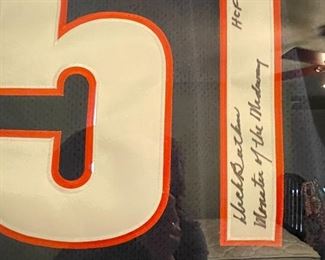 Signed and Framed  “Dick Butkus” Jersey