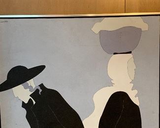 Signed Anne Treze 20” by 24”