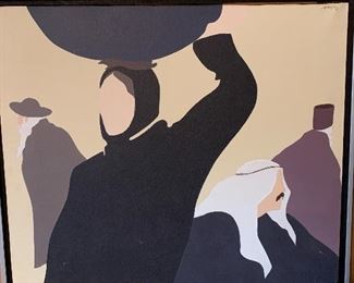 Anne Treze signed 24” by 20”