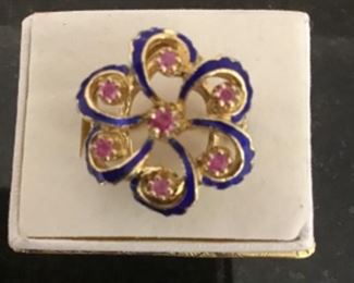 14k yellow gold ring