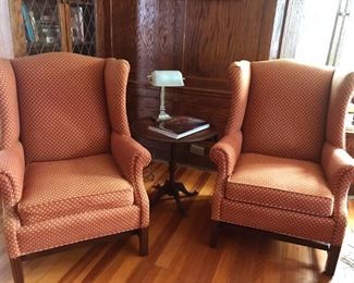Matching Wing Back Chairs 