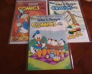 1989 to 1990 #545 thru #547 Walt Disney's Comics and Stories. #546 and #547 are Double Size, Gladstone