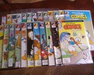 1990 to 1992 #548 thru #571 Walt Disney's Comics and Stories. #571 is a double sized issue