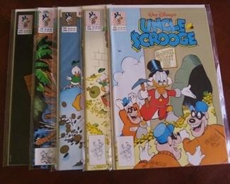 1990 to 1991 #248 thru #252 Walt Disney's Uncle Scrooge Comics. #250 is a Special 250th Issue.