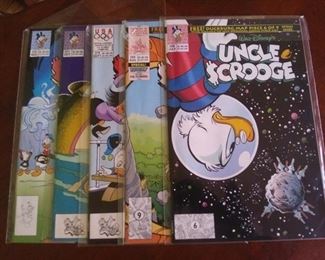 1992 #268 thru #272 Walt Disney's Uncle Scrooge Comics. #270 is an Olympic Edition