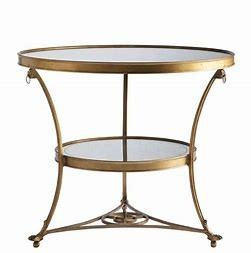 105 - Lillian August Weston round table 30 tall x 36 diameter
