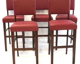 157 - Set of 5 bar stools 44 1/2 x 18 x 17
