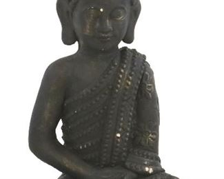 180 - Sitting buddha statue 19 tall, heavy resin

