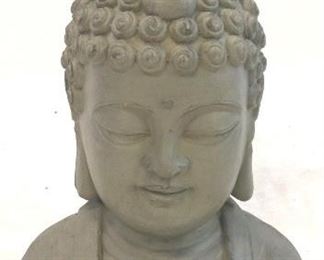 216 - Buddha head - resin 18" tall

