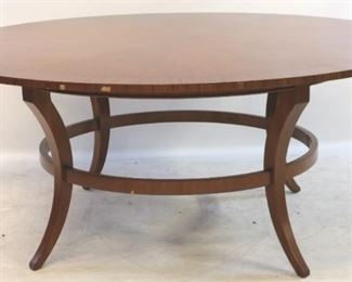 257 - Polidor banded inlay 6' rosewood dining table 30 1/2 x 72 some minor nicks

