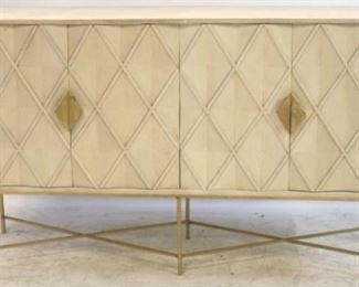 269 - Diamond faced century cabinet by Abroad 36 x 60 x 15
