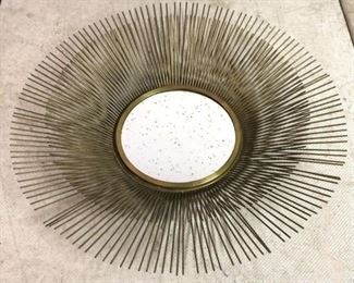 1010 - Modern History metal sunburst mirror 36 1/4 diameter
