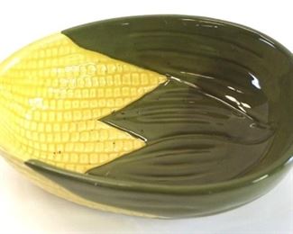 2005 - Corn oval bowl signed Shawnee 6 1/2 x 5
