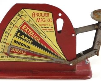 2008 - Brower Mfg Co egg scale 8 x 5 1/2
