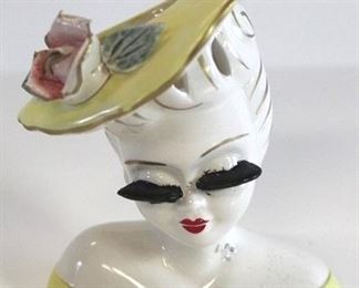 2015 - Porcelain head vase 4 1/2" tall
