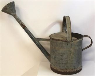 2111 - Galvanized metal watering can 19 x 10
