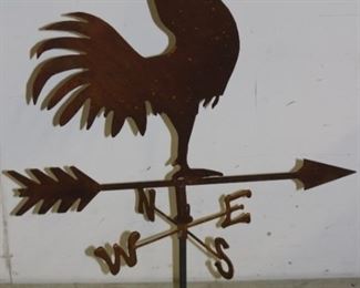 7948 - Rustic rooster weathervane 34" tall
