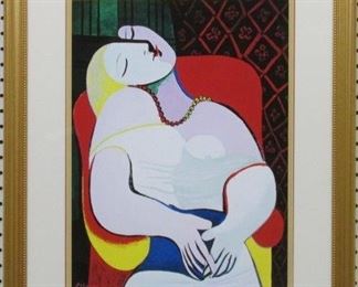 9006 - The Dream Giclee by Pablo Picasso 23 x 28
