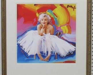 9007 - Marilyn Monroe Giclee by Peter Max 24 x 26
