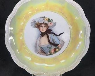 Crescent China 682 Decorative Rimmed Plate