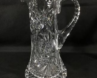 Star Swirl ABP Cut Crystal Water Pitcher