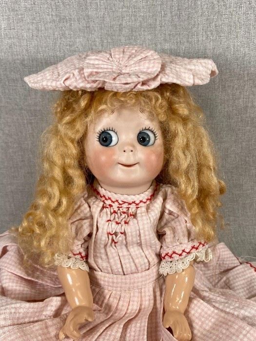 Blonde Googly Eye JDK Repro Jointed Doll by Yvette Santos Murphy