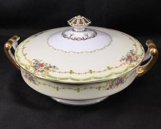 Ornate Morimura Noritake China Serving Bowl Casserole Dish